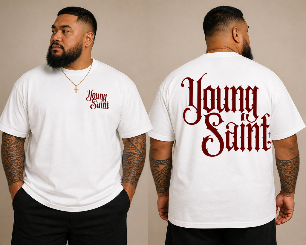 Young Saint Tee - Blood Red