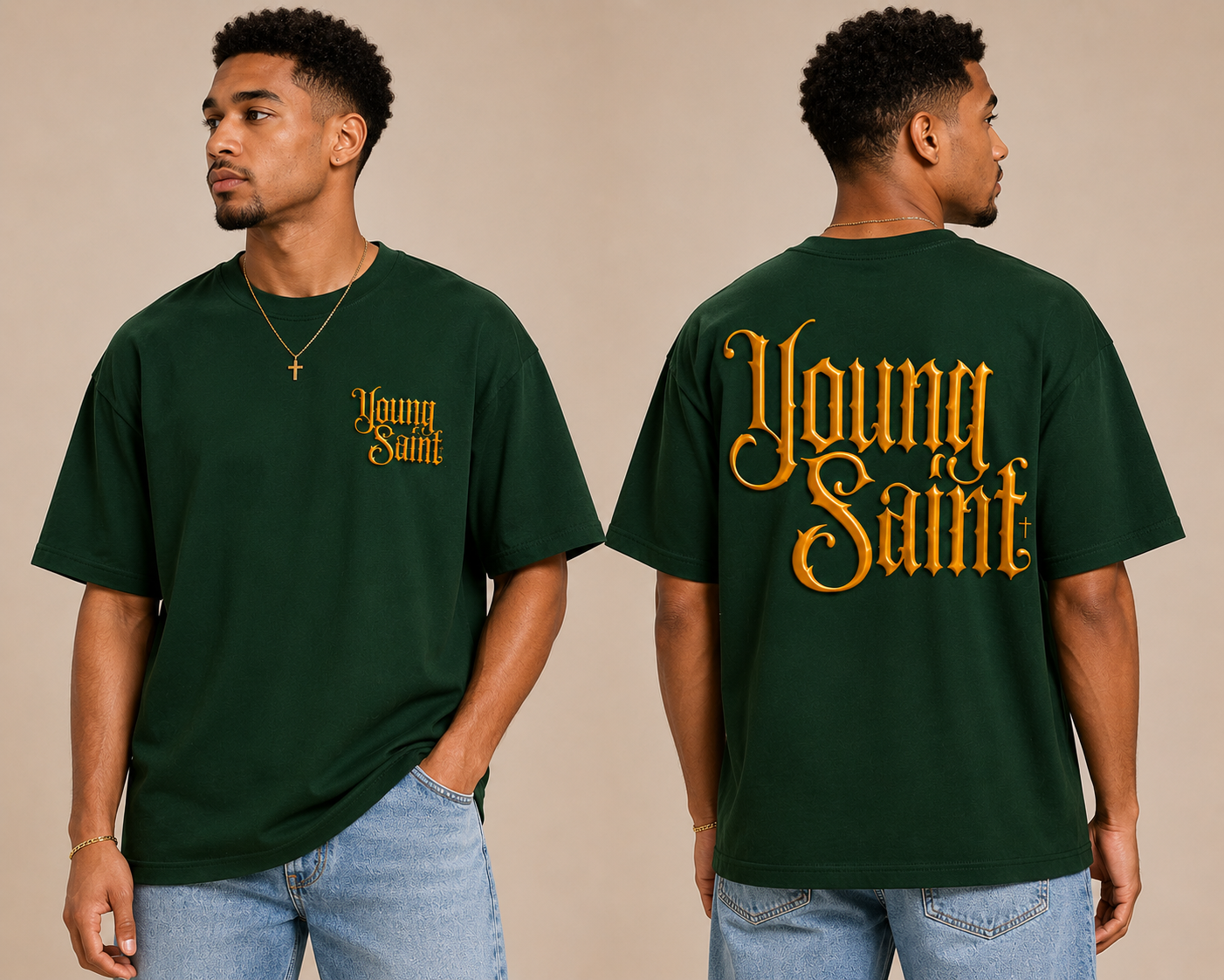 Young Saint Tee - Glory Green